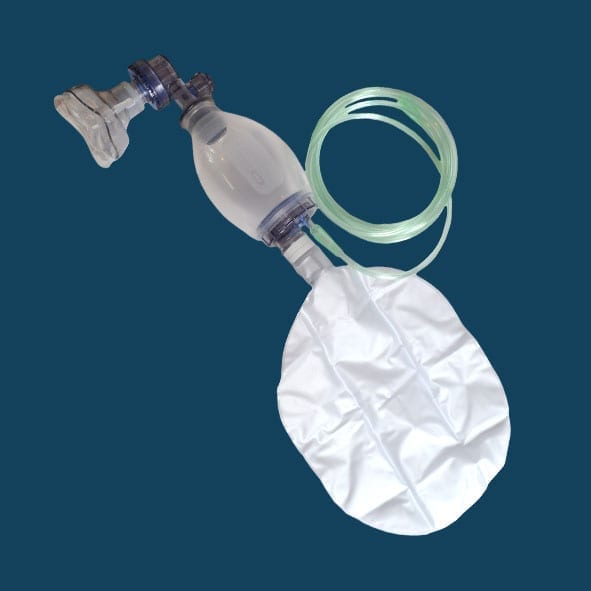 BVM Resuscitator Set, Disposable, Infant 280ml Bag with Size 0,1 & 2 M
