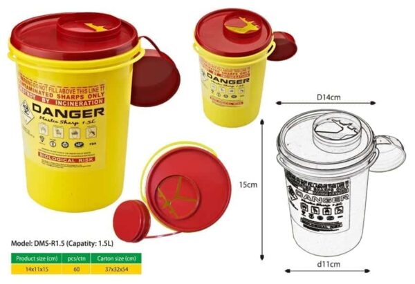 Dailymag Sharps Container DMS R1.5 1