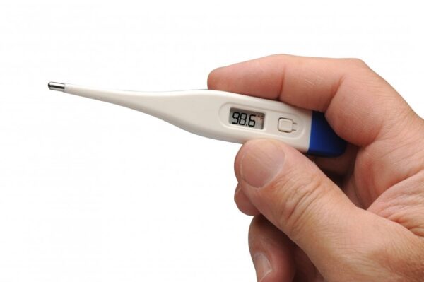 ADC 413 Adtemp Digital Thermometer 2 in hand