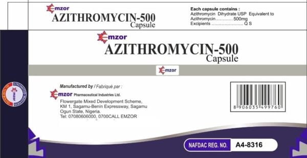 CDI AZITHROMYCIN 500 2 1
