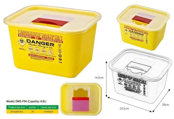 Dailymag Sharps Container DMS F04 1