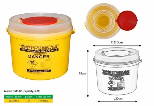 Dailymag Sharps Container DMS R6 1