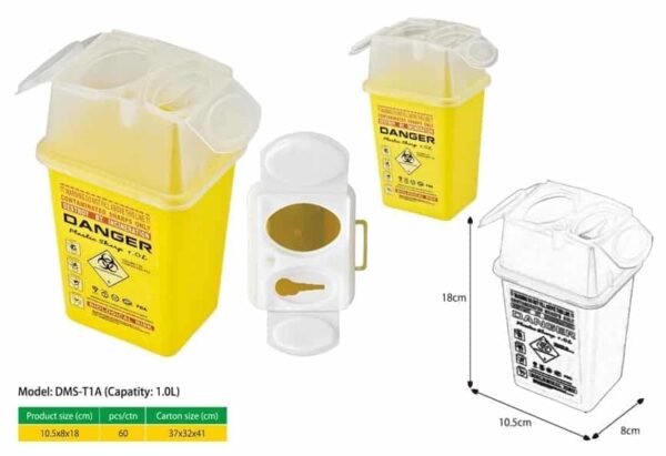 Dailymag Sharps Container DMS T1A 1