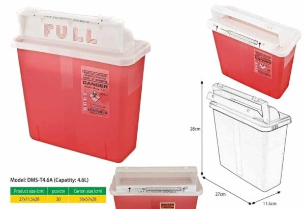 Dailymag Sharps Container DMS T4.6A 1
