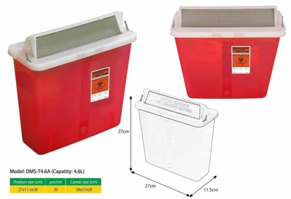 Dailymag Sharps Container DMS T4.6C 1