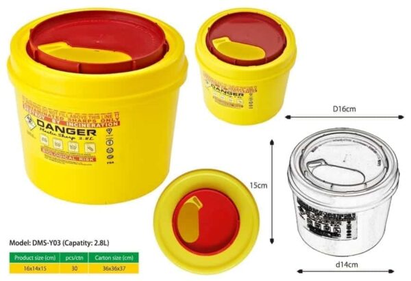 Dailymag Sharps Container DMS Y03 1