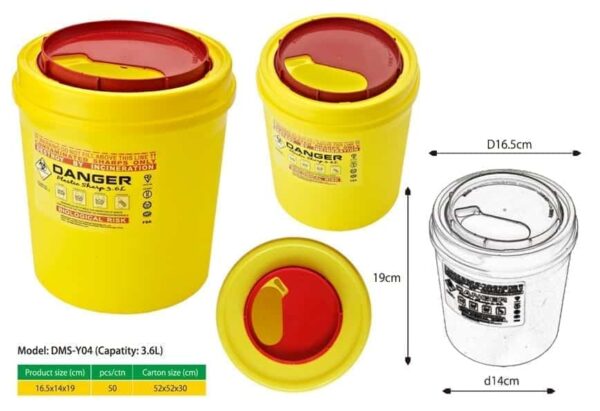 Dailymag Sharps Container DMS Y04 1