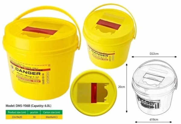 Dailymag Sharps Container DMS Y06B 1
