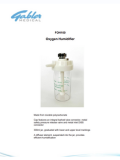Oxygen Humidifier Bottle Gabler Medical Spec Sheet thumb